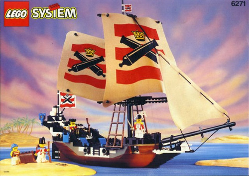 Raro lego 6271 1992 ammiraglia - lego,