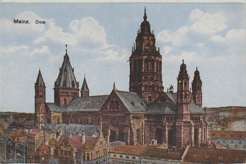 Cartolina magonza cupola - cartolina,