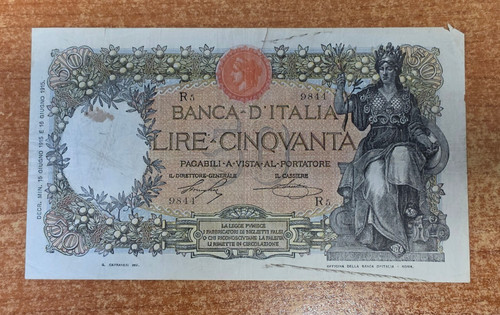 Banconota lire buoi - banconota,