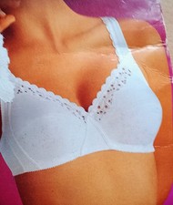 PLAYTEX linea CRISS CROSS  REGGISENO NERO * 32 B * cotone FILO DI SCOZIA