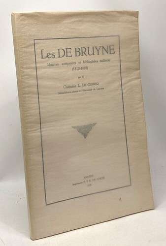 Les bruyne libraires - les,