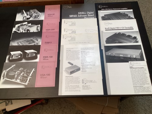 Brochure originali krell ksa - originali,