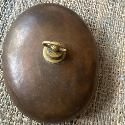 Antico scaldaletto rame e - scaldaletto,