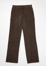 Murphy nye pantalone uomo usato w32 tg 46 quadri marrone gamba dritta T4757