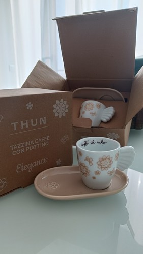 Tazzine caffè con piattino - tazzine,