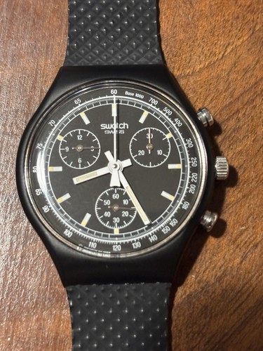 Swatch chrono nuovo nos black - nuovo,
