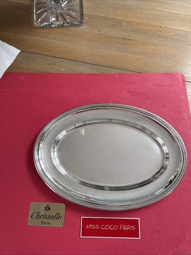 Plat viande christofle perles - ,