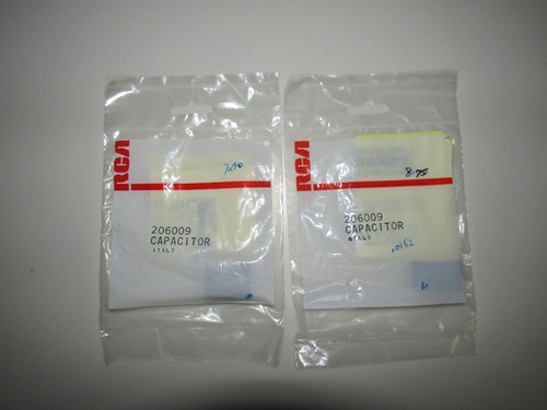 206009 condensatori rca lotto - 206009,