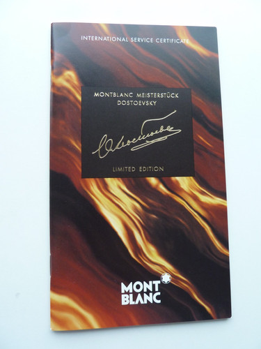 Montblanc writers edition - writers, del