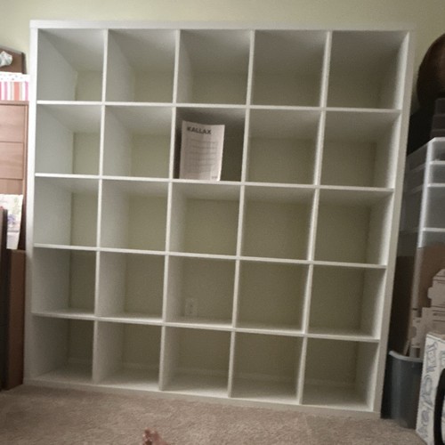 Ikea kallax white cube storage - kallax,