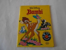 BAMBI ASCOLTAFIABE +DISCO 45 ED.WALT DISNEY 1968