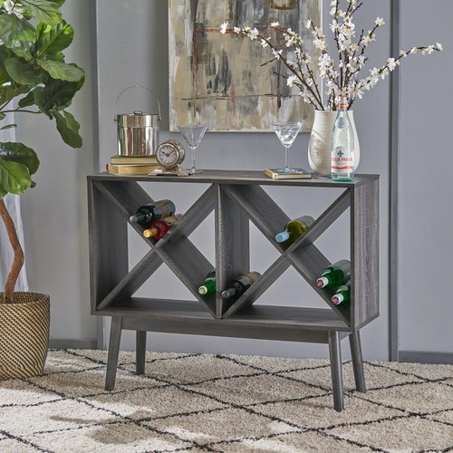 Gray mid century modern wine - gray,