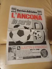 CORRIERE ADRIATICO ANCONA in SERIE B 22 giugno 1997 no adesivo no sciarpa 