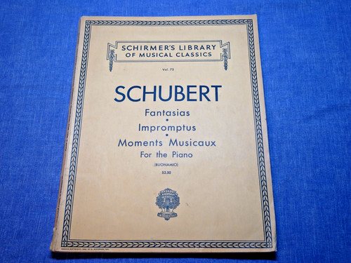 Schubert fantasie impromptus - schubert, fantasie/impromptus