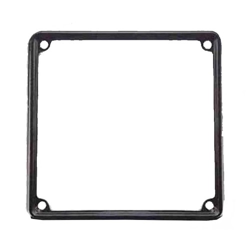 Cornice targa metallo nera - in,