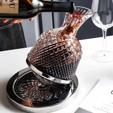 DECANTER VINO LUSSO ROTANTE