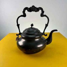 teiera vintage in peltro