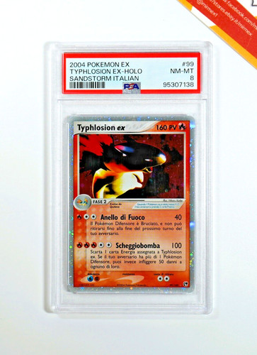 Pokemon psa typhlosion ex - 8,