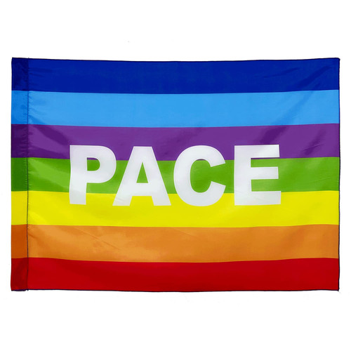 Bandiera pace arcobaleo - arcobaleo, cm