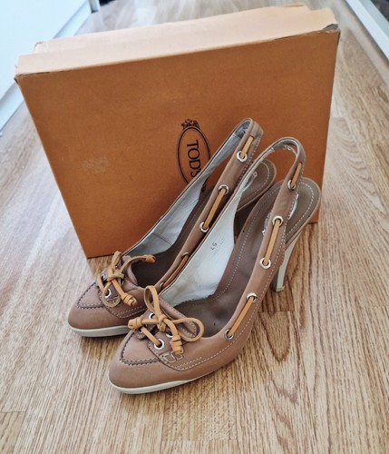 Tod decolte tacco - tacco, slingback