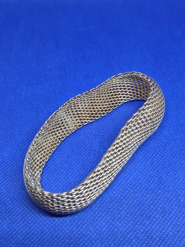 Bracciale stile rete - , oro.