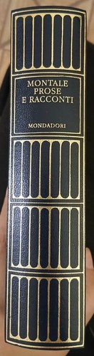 Montale prose e racconti - montale,,