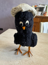 Pupazzo in panno tipo Lenci Calimero anni 60 misura 20 cm da collezione