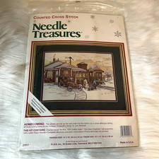 Ago Tesori Punto Croce Contato Ritorno a Casa 02917 Stazione Ferroviaria Vacanze