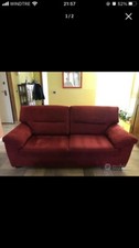 Divano 3 posti color bordeaux