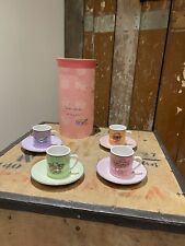 Rosanna Set di 4 Tazze e