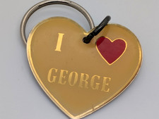 Portachiavi cuore I LOVE