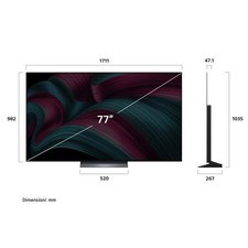 LG OLED evo AI OLED77C55LA TV