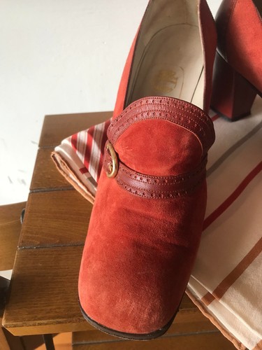 Scarpe tacco in camoscio - scarpe,