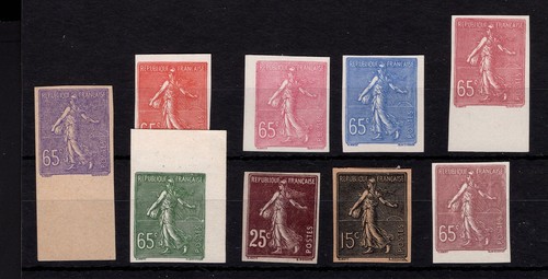 France lot essais non - essais,