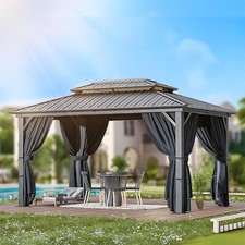 10x12 Gazebo Hardtop Double