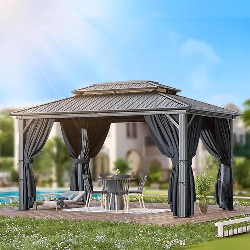 Gazebo rigido 10x12 doppio