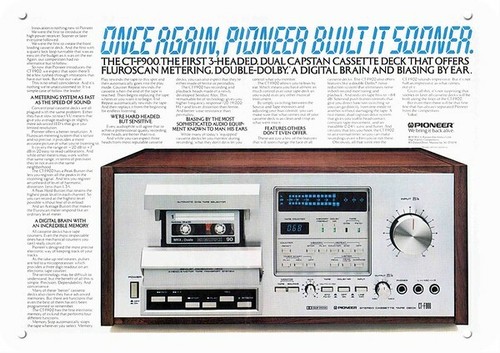 Pioneer f900 1978 stereo - ct-f900,