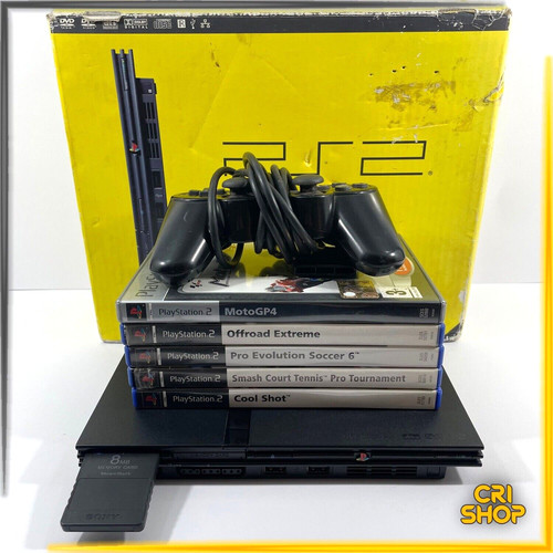 Console sony ps2 slim - sony,