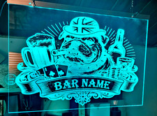 Insegna Luminosa Bar Mancava
