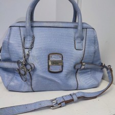 Guess Borsa Vintage In Pelle Con Tracolla Colore Azzurro 
