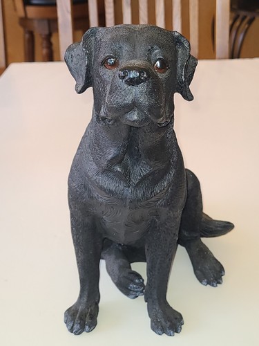 Cane resina seduto labrador - in,