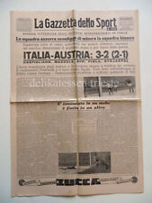 GAZZETTA DELLO SPORT 1946 ITALIA Austria CALCIO Mazzola Piola giornale 284