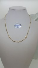COLLANA ROSARIO A GIRO IN ORO GIALLO 18KT CON PALLINI LISCI  4,2 GR. (5852)