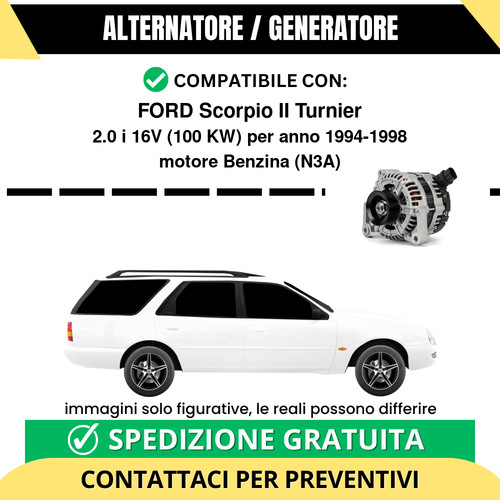 Alternatore ford scorpio - alternatore,