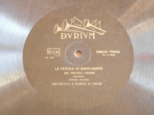 Favola biancaneve disco - biancaneve,