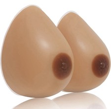 IVITA Un Paio Silicone Forma Seno EE Reggiseno Esaltatore Protesi Tette Finte ABBRONZATURA