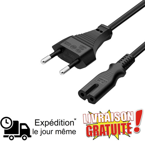 Câble alimentation 5m eu - câble,