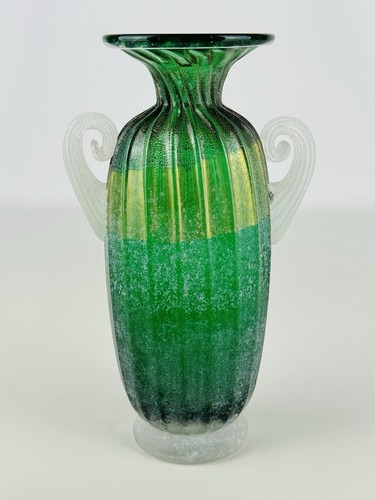 Vetro murano vaso biansato - murano,