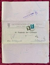 Comunicazione Cancellazione Anagrafe Roma/Avezzano 1944