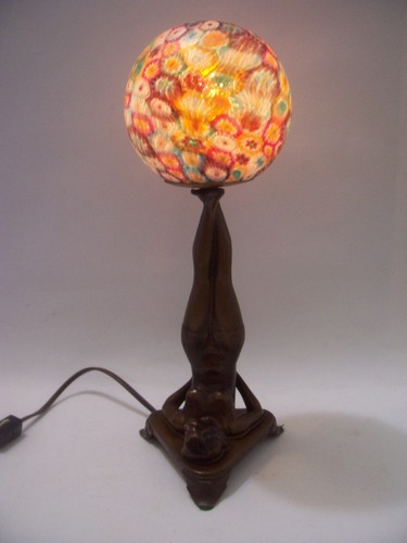 Antica lampada giocoliere - antica,